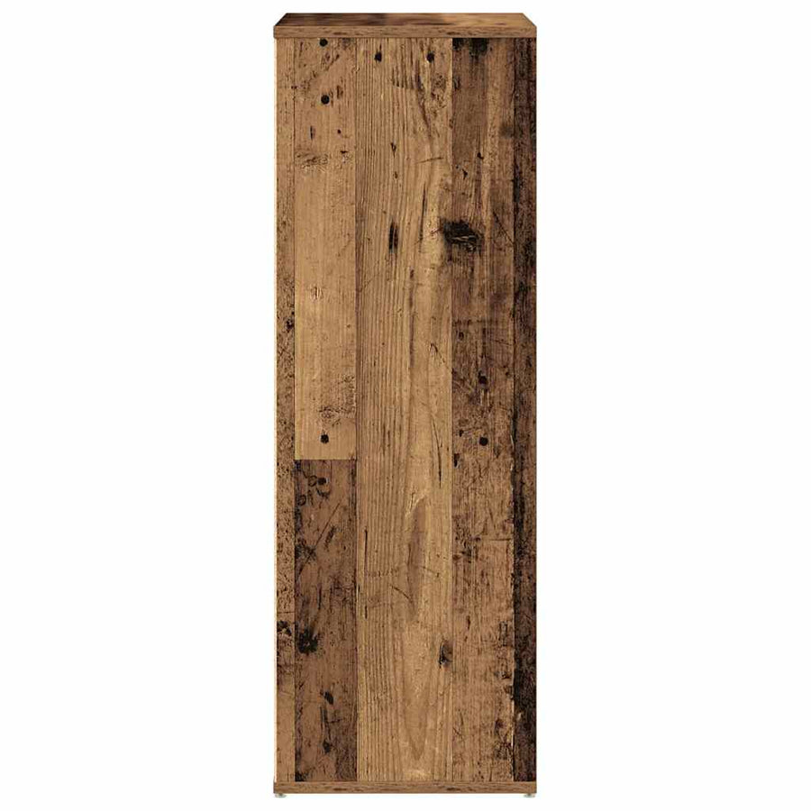 Schoenenrek 54x34x100,5 cm bewerkt hout oud houtkleurig