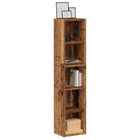 CD cabinets 2 pcs 21x16x93.5 treated wood antique wood color
