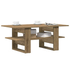 Salontafel 102x55x42 cm bewerkt hout eikenkleur