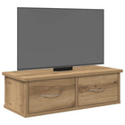 Wandkast 60x26x18.5 cm bewerkt hout eikenkleur