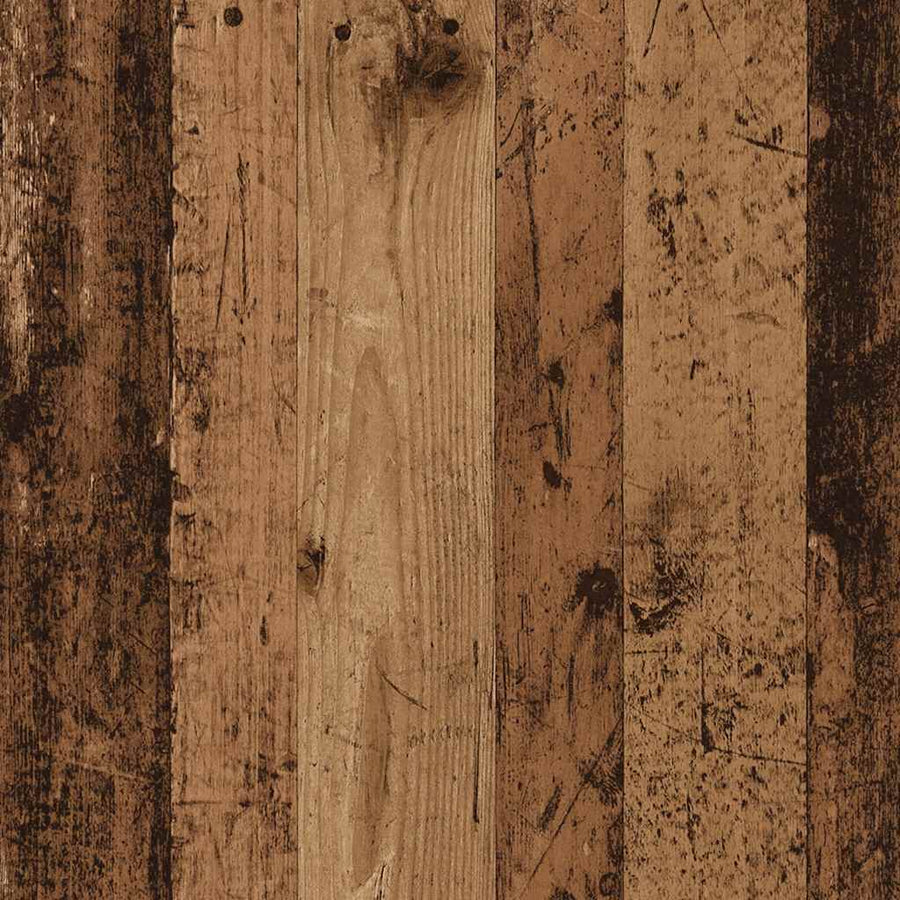Dressoir 60x30x75 cm bewerkt hout oud houtkleurig