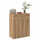 Dressoir 60x30x75 cm bewerkt hout eikenkleurig