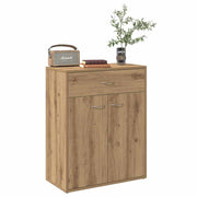 Dressoir 60x30x75 cm bewerkt hout eikenkleurig
