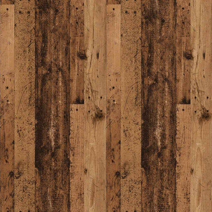 Eettafel 120x60x76 cm bewerkt hout oud houtkleurig