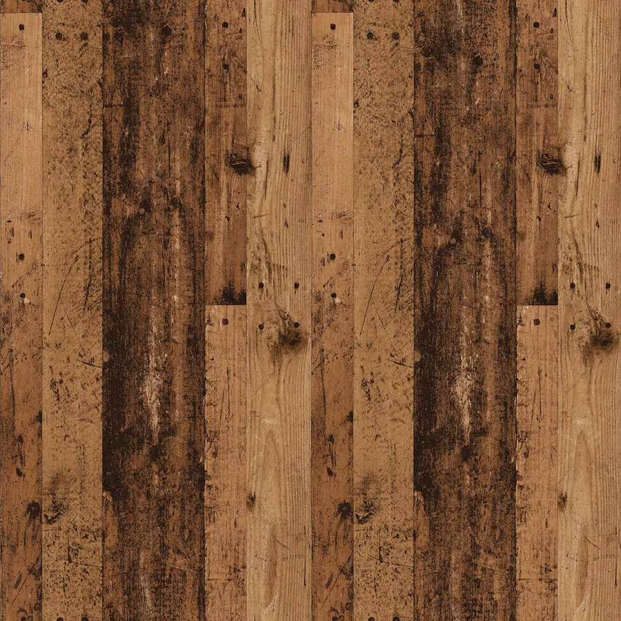 Eettafel 120x60x76 cm bewerkt hout oud houtkleurig