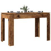 Dining Table 120x60x76 cm treated wood antique wood color