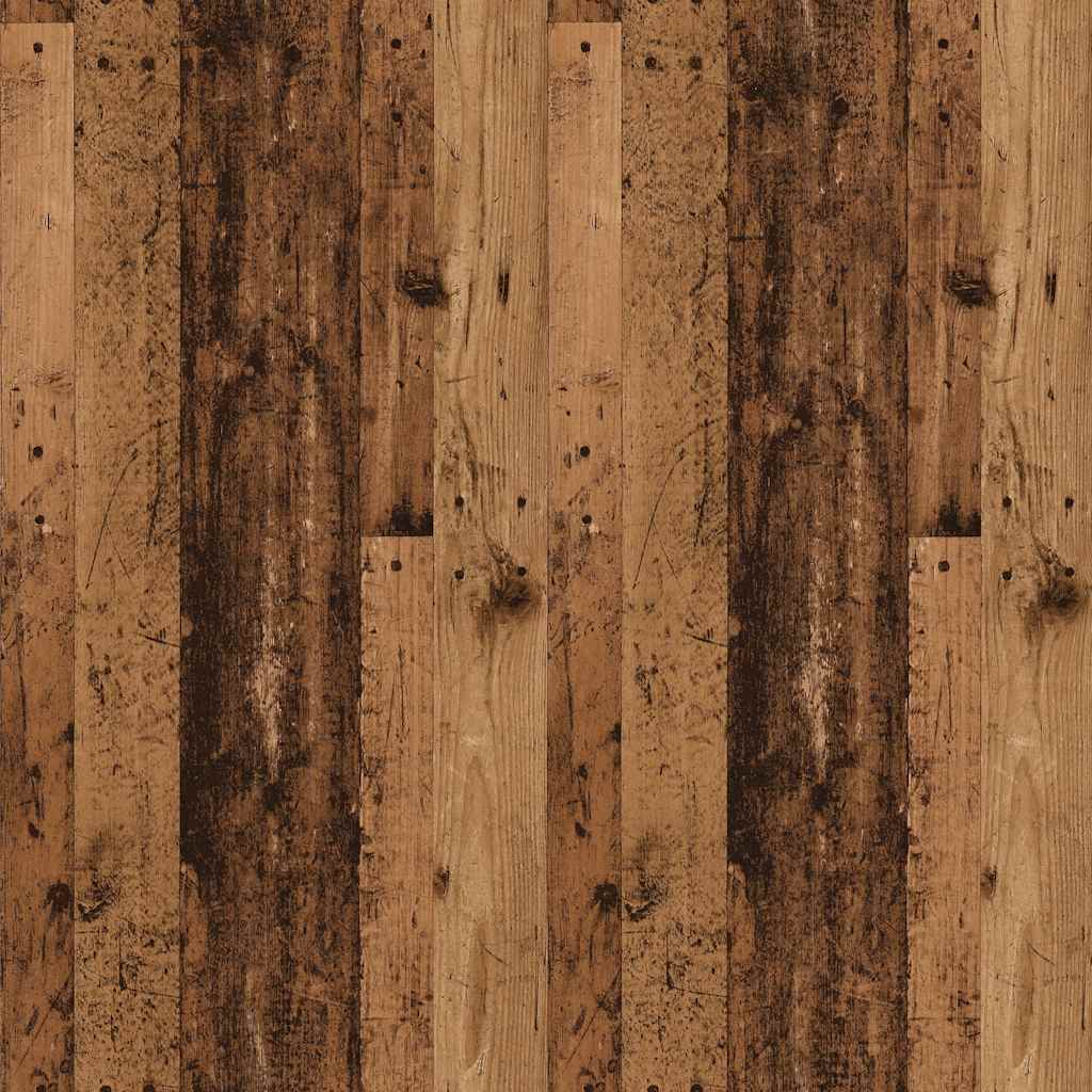 Dressoir 91x29,5x75 cm bewerkt hout oud houtkleurig