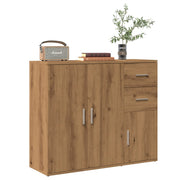 Dressoir 91x29,5x75 cm bewerkt hout artisan eiken
