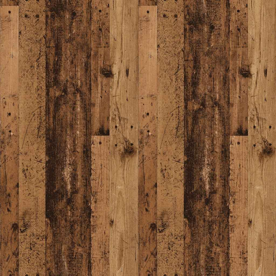 Schoenenkast 60x35x84 cm bewerkt hout oud houtkleurig