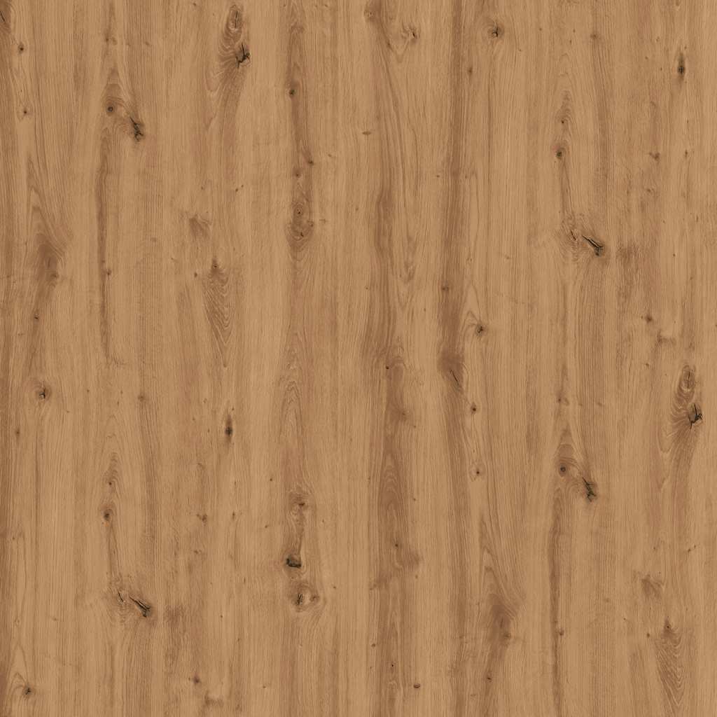 Schoenenkast 60x35x84 cm bewerkt hout artisanaal eikenkleur
