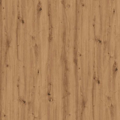 Schoenenkast 60x35x84 cm bewerkt hout artisanaal eikenkleur