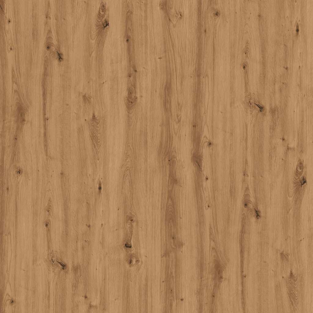 Salontafel 100x60x42 cm bewerkt hout artisanaal eikenkleur