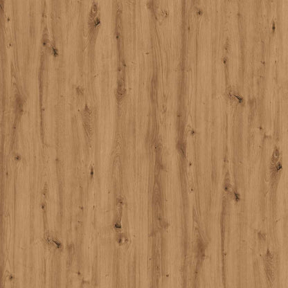 Salontafel 100x60x42 cm bewerkt hout artisanaal eikenkleur