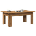 Coffee table 100x60x42 cm engineered wood artisan oak colour