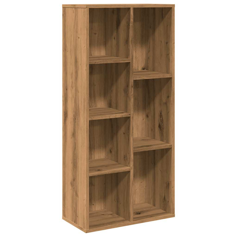 Boekenkast 50x25x104 cm artisanaal eikenkleur