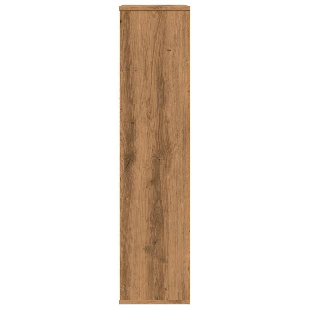 Boekenkast 50x25x104 cm artisanaal eikenkleur