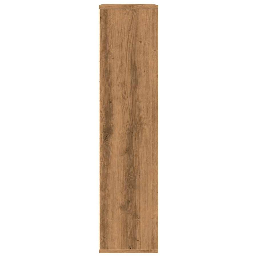Boekenkast 50x25x104 cm artisanaal eikenkleur