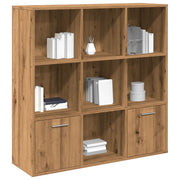 Boekenkast 98x29x97,5 cm bewerkt hout eikenkleur