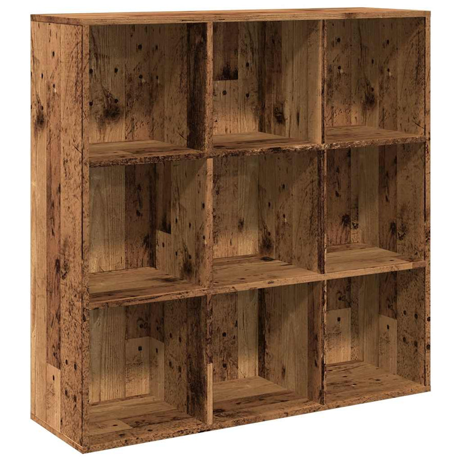 Boekenkast 98x29x97,5 cm oud houtkleurig