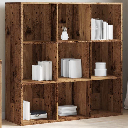 Boekenkast 98x29x97,5 cm oud houtkleurig