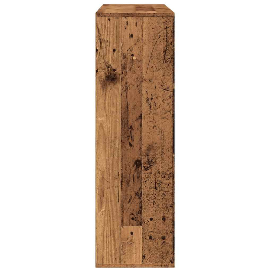 Boekenkast 98x29x97,5 cm oud houtkleurig