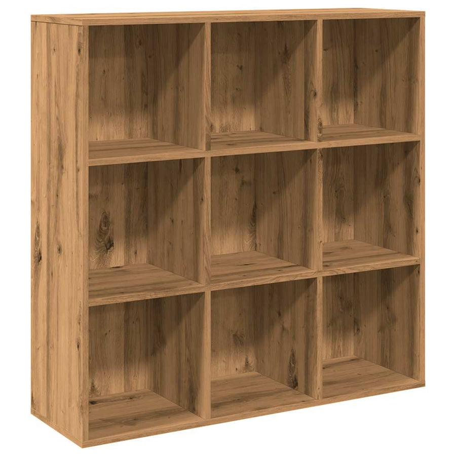 Boekenkast 98x29x97,5 cm artisanaal eikenkleur