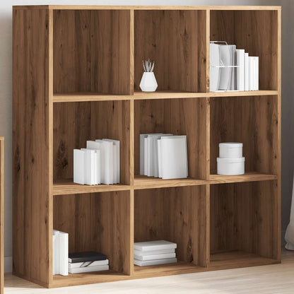 Boekenkast 98x29x97,5 cm artisanaal eikenkleur