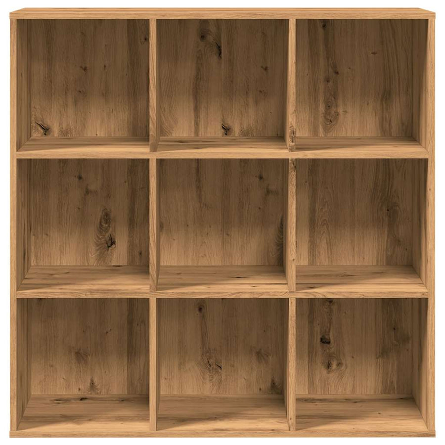 Boekenkast 98x29x97,5 cm artisanaal eikenkleur