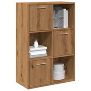 Boekenrek 60,5x30x90 cm bewerkt hout eikenkleurig