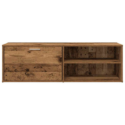 Tv-meubel 120x34x37 cm bewerkt hout oud houtkleurig