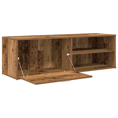 Tv-meubel 120x34x37 cm bewerkt hout oud houtkleurig