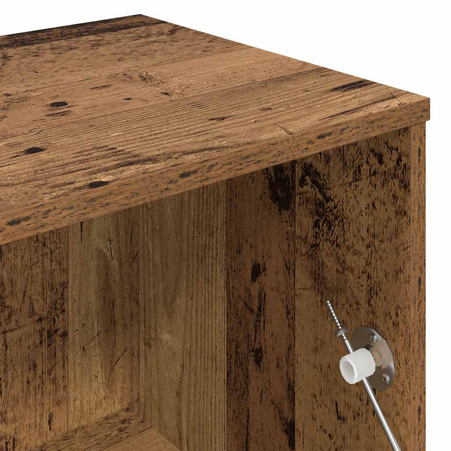 Tv-meubel 120x34x37 cm bewerkt hout oud houtkleurig