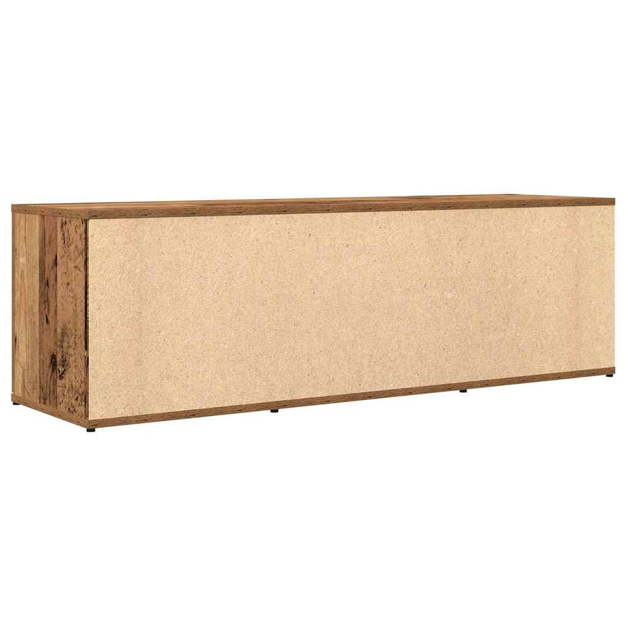 Tv-meubel 120x34x37 cm bewerkt hout oud houtkleurig