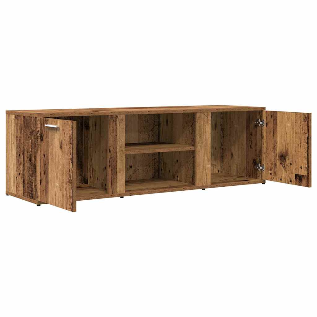Tv-meubel 120x34x37 cm bewerkt hout oud houtkleurig