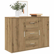 Sideboard 90x29.5x65 cm treated wood artisanal oak look