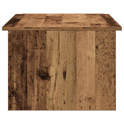 Salontafel 150x50x35 cm bewerkt hout oud houtkleurig