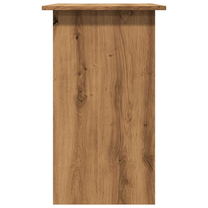 Bureau 80x45x74 cm bewerkt hout artisanaal eikenkleur