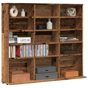 CD cabinet 100x23x89.5 cm engineered wood old wood-colored