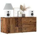 Tv-meubel 80x34x35,5 cm bewerkt hout oud houtkleurig