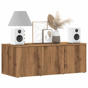 Tv-meubel 80x34x30 cm bewerkt hout eikenkleur