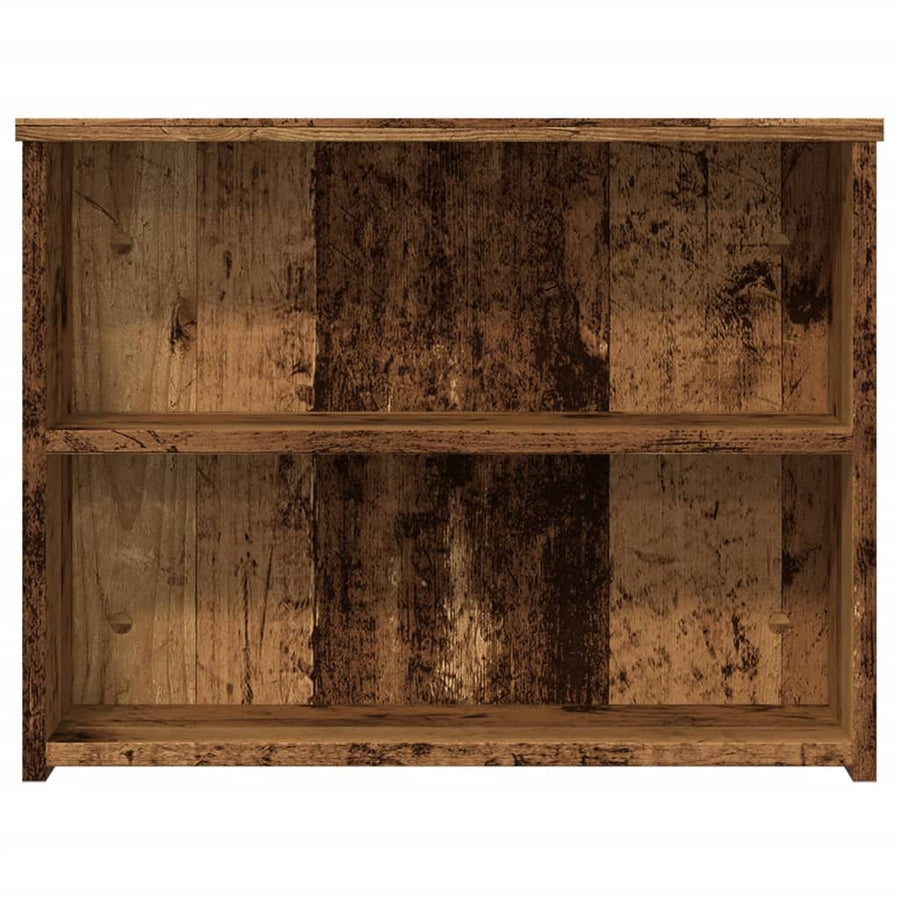 Salontafel 102x55x42 cm bewerkt hout oud houtkleurig