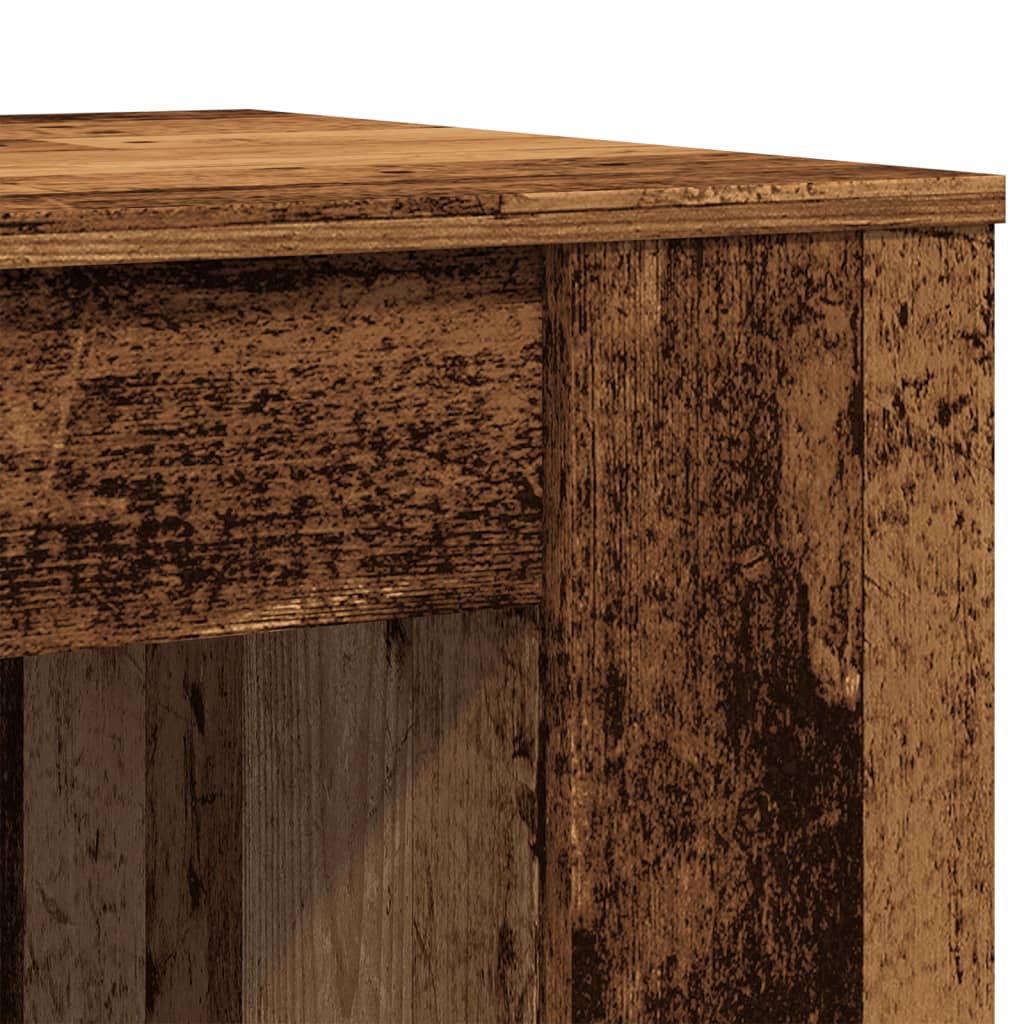 Salontafel 102x55x42 cm bewerkt hout oud houtkleurig