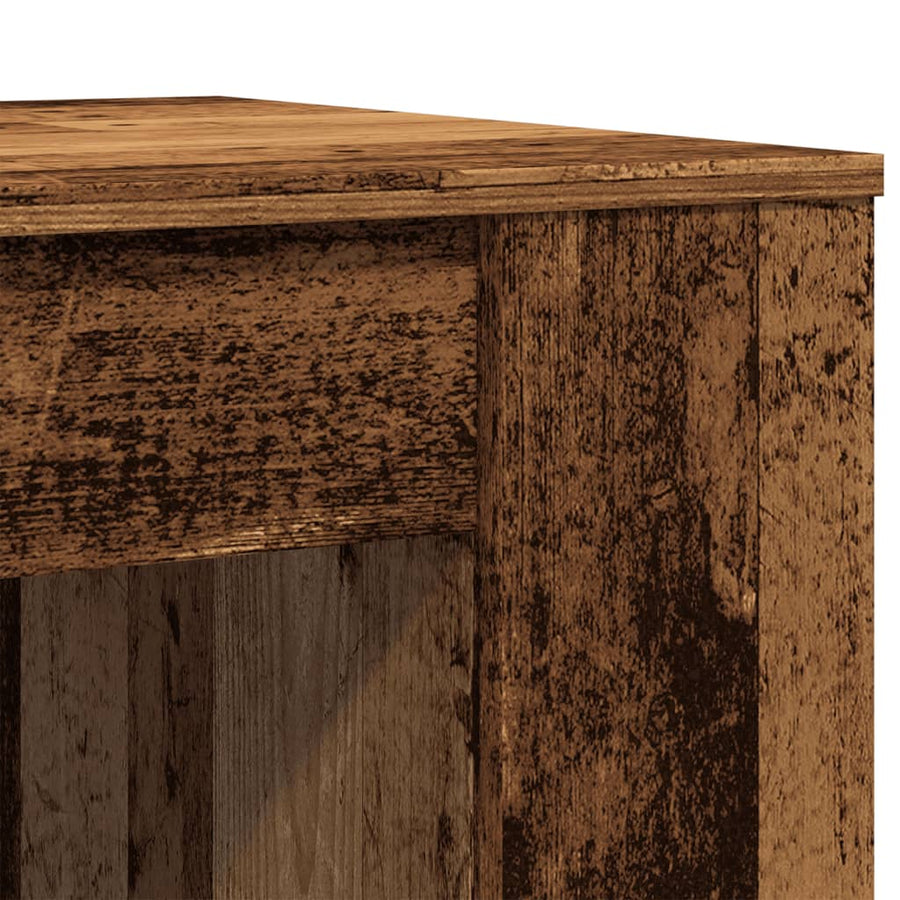 Salontafel 102x55x42 cm bewerkt hout oud houtkleurig