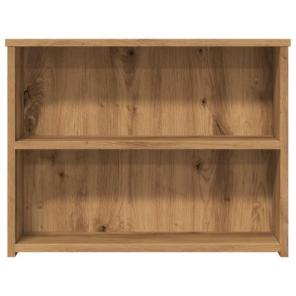 Salontafel 102x55x42 cm bewerkt hout artisanaal eikenkleur