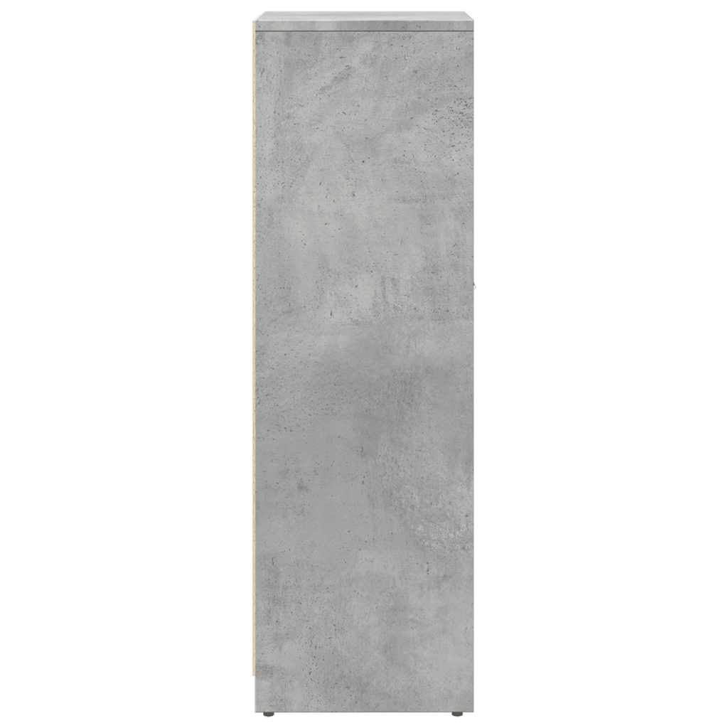Badkamerkast 30x30x95 cm spaanplaat betongrijs