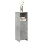 Bathroom cabinet 30x30x95 cm particle board concrete grey