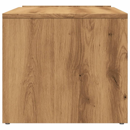 Salontafel 90x45x35 cm bewerkt hout artisan eikenkleurig