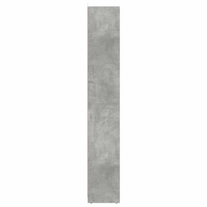 Badkamerkast 30x30x183,5 cm spaanplaat betongrijs