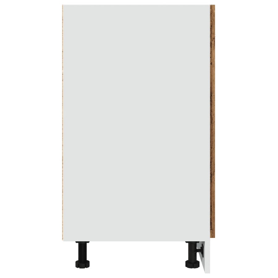 Onderkast 60x46x81,5 cm bewerkt hout oud houtkleurig