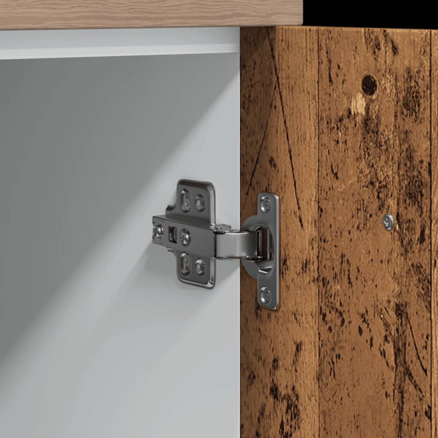 Onderkast 60x46x81,5 cm bewerkt hout oud houtkleurig